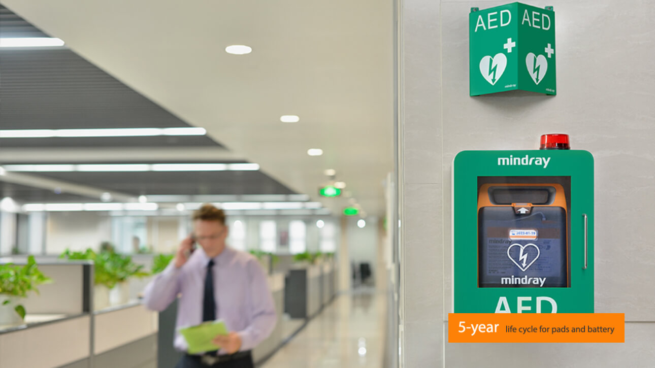 Reliable AED for workspace