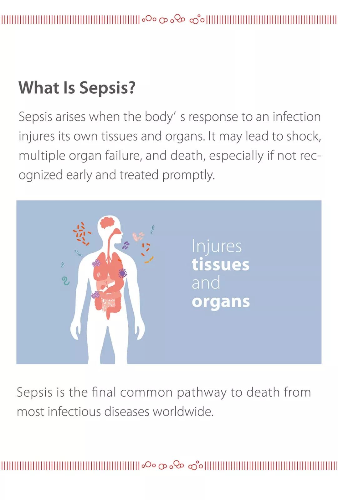World Sepsis Day Stop Sepsis, Save Lives! Mindray