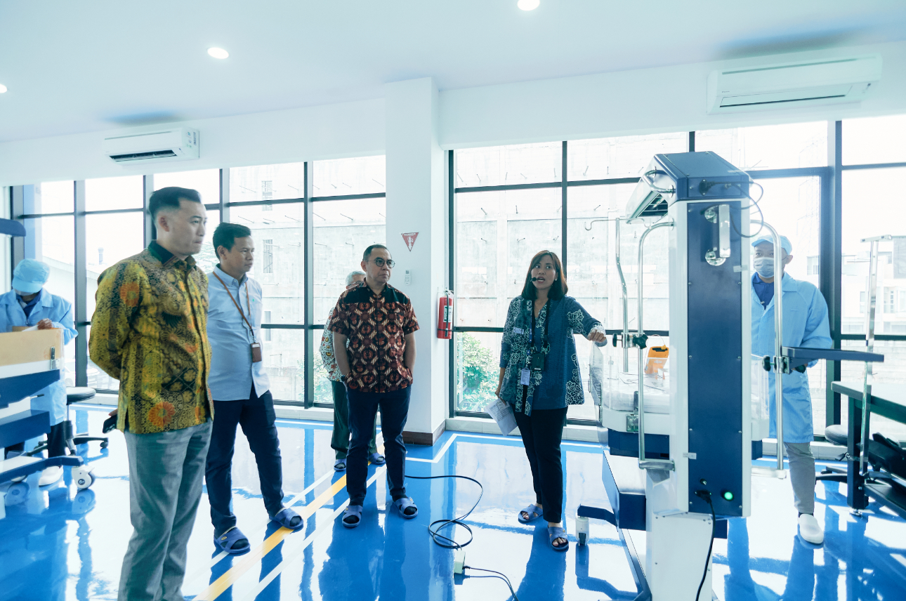 Mindray Indonesia Leadership visit PT Graha Teknomedika manufactory center