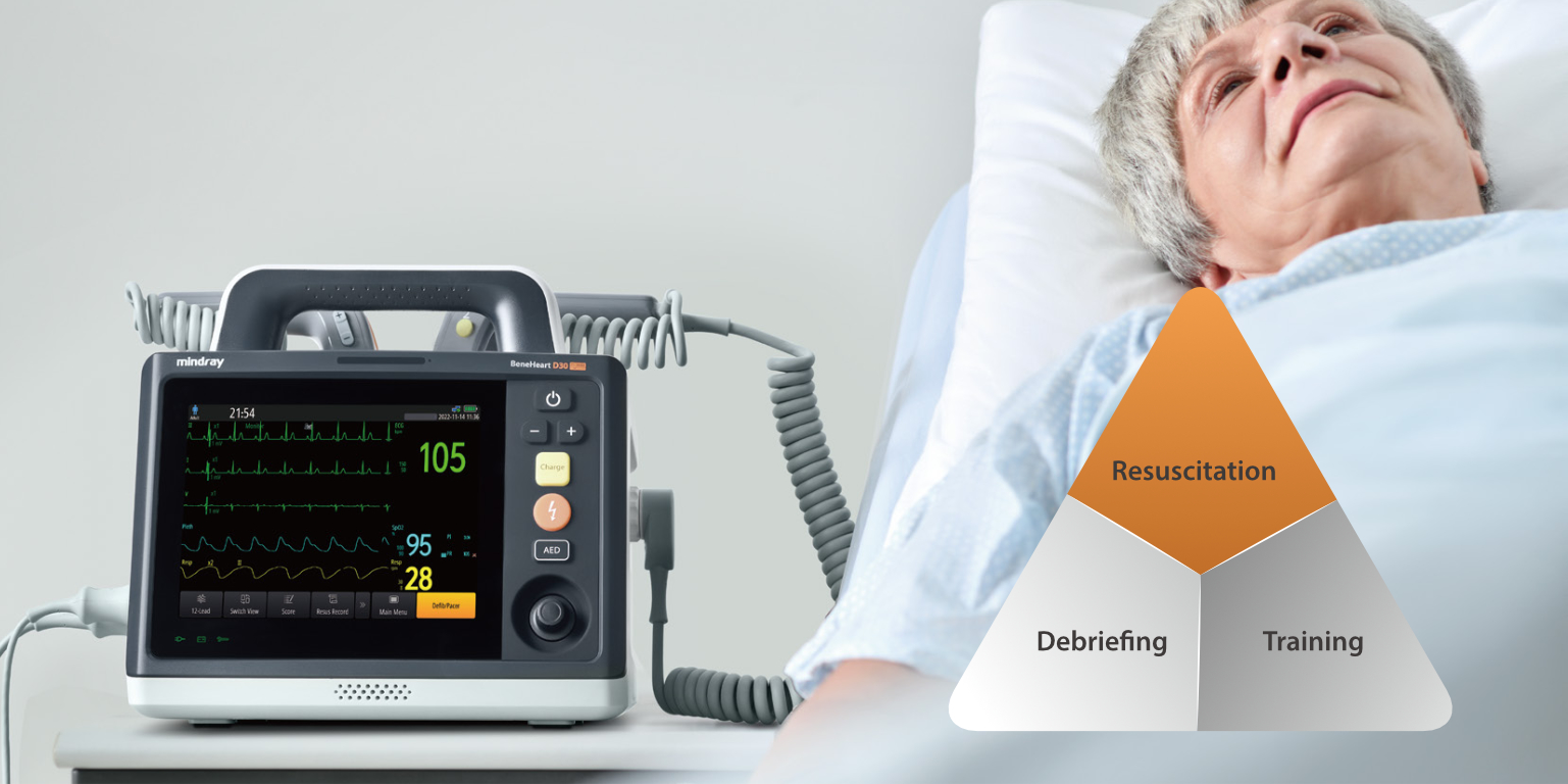 Defibrillator Monitor - BeneHeart D30 - Mindray