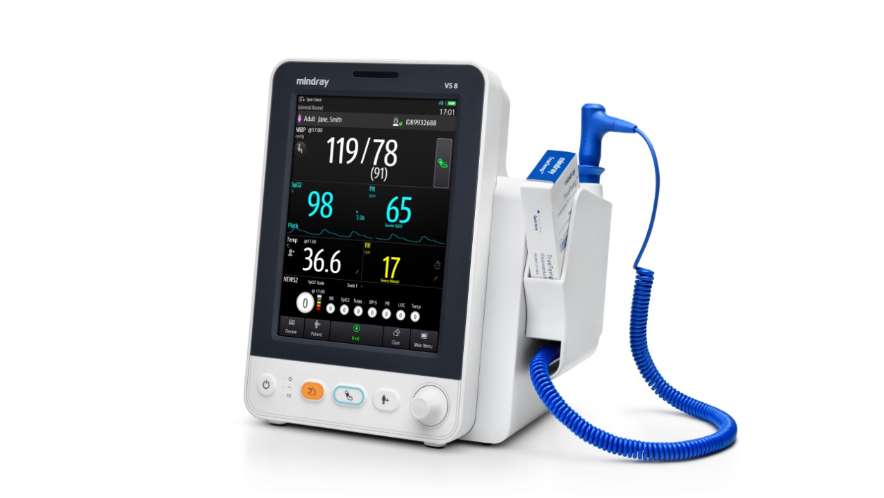 Mindray VS900C Vital Signs Monitor with Nellcor SpO2 and Smartemp Vital  Signs Monitor Units