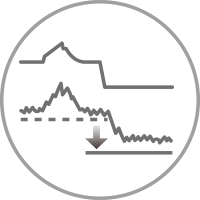 Baseline correction icon