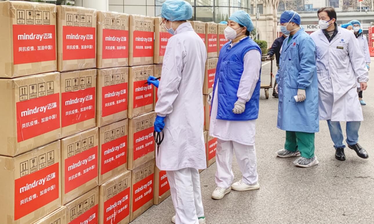 首批捐赠设备交付武汉协和医院