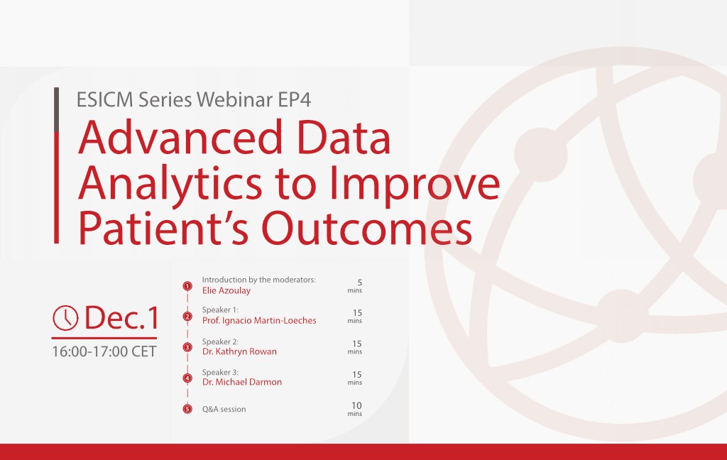 Advanced Data Analytics to Improve Patient’s Outcomes - ESICM 2022 Webinar Series EP4