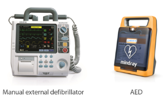 How does an automated external defibrillator work?