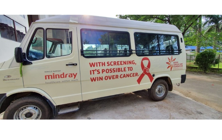 Mindray India provides vehicle support for a social cause