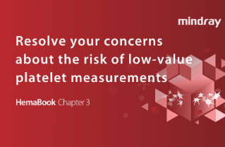 HemaBook - Capítulo 3: resolva suas preocupações sobre o risco de medições de PLT de baixo valor