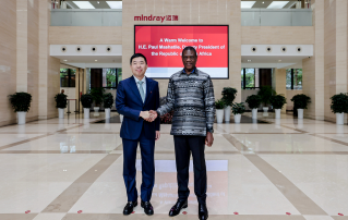 南非副总统到访迈瑞总部，共建数智创新未来